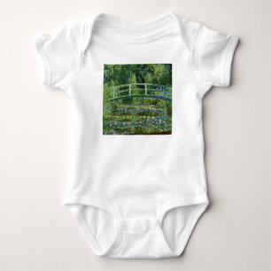 Claude Monet Water Lilies and Japanese Bridge Baby Bodysuit