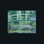 Claude Monet - Water Lilies and Japanese Bridge Canvas Print<br><div class="desc">Water Lilies and Japanese Bridge by Claude Monet, 1899. Claude Monet was a founder of French Impressionist painting, and the most consistent and prolific practitioner of the movement's philosophy of expressing one's perceptions before nature, especially as applied to plein-air landscape painting. The term "Impressionism" is derived from the title of...</div>