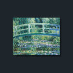 Claude Monet - Water Lilies and Japanese Bridge Canvas Print<br><div class="desc">Water Lilies and Japanese Bridge by Claude Monet, 1899. Claude Monet was a founder of French Impressionist painting, and the most consistent and prolific practitioner of the movement's philosophy of expressing one's perceptions before nature, especially as applied to plein-air landscape painting. The term "Impressionism" is derived from the title of...</div>