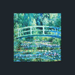 Claude Monet - Water Lilies And Japanese Bridge Canvas Print<br><div class="desc">Claude Monet - Water Lilies And Japanese Bridge (1899)</div>