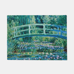 Claude Monet - Water Lilies And Japanese Bridge Doormat