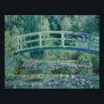 Claude Monet - Water Lilies and Japanese Bridge Photo Print<br><div class="desc">Water Lilies and Japanese Bridge by Claude Monet, 1899. Claude Monet was a founder of French Impressionist painting, and the most consistent and prolific practitioner of the movement's philosophy of expressing one's perceptions before nature, especially as applied to plein-air landscape painting. The term "Impressionism" is derived from the title of...</div>
