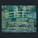 Claude Monet - Water Lilies and Japanese Bridge Photo Print<br><div class="desc">Water Lilies and Japanese Bridge by Claude Monet, 1899. Claude Monet was a founder of French Impressionist painting, and the most consistent and prolific practitioner of the movement's philosophy of expressing one's perceptions before nature, especially as applied to plein-air landscape painting. The term "Impressionism" is derived from the title of...</div>