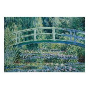 Claude Monet - Water Lilies and Japanese Bridge Photo Print