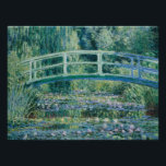Claude Monet - Water Lilies and Japanese Bridge Photo Print<br><div class="desc">Water Lilies and Japanese Bridge by Claude Monet, 1899. Claude Monet was a founder of French Impressionist painting, and the most consistent and prolific practitioner of the movement's philosophy of expressing one's perceptions before nature, especially as applied to plein-air landscape painting. The term "Impressionism" is derived from the title of...</div>