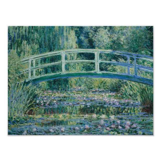Claude Monet - Water Lilies and Japanese Bridge Photo Print (Front)