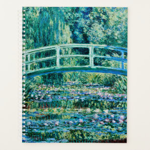 Claude Monet - Water Lilies And Japanese Bridge Planner