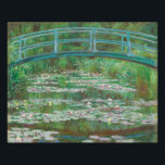 Claude Monet - Water Lilies and Japanese Bridge  Poster<br><div class="desc">The flowers, the water, the bridge, and the shades of bright and vivid colors beautify any wall in your home. With this work you will be able to give light, vitality and refreshment to your decorative spaces. Water Lilies and Japanese Bridge represents two of Monet’s greatest achievements: his gardens at...</div>