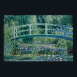 Claude Monet - Water Lilies and Japanese Bridge Poster<br><div class="desc">Water Lilies and Japanese Bridge by Claude Monet, 1899. Claude Monet was a founder of French Impressionist painting, and the most consistent and prolific practitioner of the movement's philosophy of expressing one's perceptions before nature, especially as applied to plein-air landscape painting. The term "Impressionism" is derived from the title of...</div>