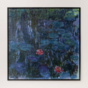 Claude Monet, Water Lilies and Reflections Jigsaw Puzzle