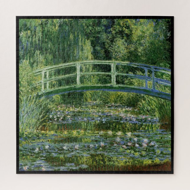Claude Monet, Water Lilies and the Japanese Bridge Jigsaw Puzzle (Vertical)