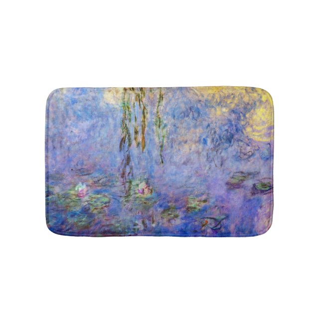 Claude Monet - Water Lilies Bath Mat (Front)