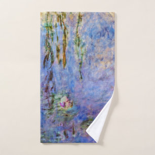 Claude Monet - Water Lilies Bath Towel Set