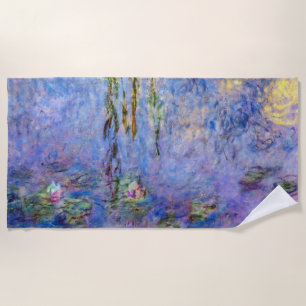 Claude Monet - Water Lilies Beach Towel