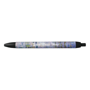 Claude Monet - Water Lilies Black Ink Pen
