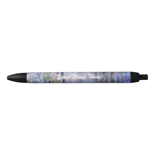 Claude Monet - Water Lilies Black Ink Pen (Front)