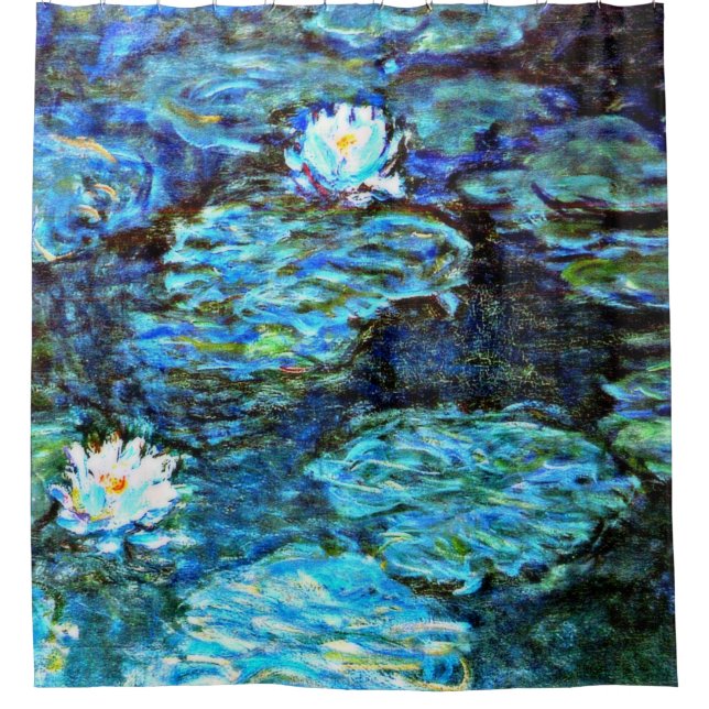 Claude Monet - Water Lilies, Blue -  (Front)