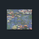 Claude Monet - Water Lilies Canvas Print<br><div class="desc">Water Lilies by Claude Monet, 1916. Claude Monet was a founder of French Impressionist painting, and the most consistent and prolific practitioner of the movement's philosophy of expressing one's perceptions before nature, especially as applied to plein-air landscape painting. The term "Impressionism" is derived from the title of his painting Impression,...</div>