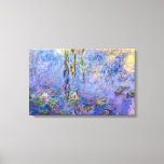 Claude Monet - Water Lilies Canvas Print<br><div class="desc">Water Lilies / Nympheas by Claude Monet in 1916-1919</div>