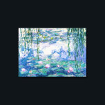 CLAUDE MONET -Water lilies Canvas Print<br><div class="desc">CLAUDE MONET -Water lilies
Oil on canvas; reproduction</div>