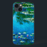 Claude Monet-Water-Lilies iPhone 13 Case<br><div class="desc">Fine art masterpiece by Claude Monet (1840 - 1926) featuring his famous landscape painting Water-Lilies based on intensities of blue, green and yellow.It makes a great iphone 6/6s,  tough xtreme case for Impressionism lovers.</div>
