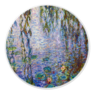 Claude Monet - Water Lilies Ceramic Knob
