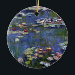Claude Monet Water Lilies Ceramic Ornament<br><div class="desc">Claude Monet Water Lilies</div>