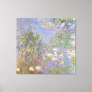 Claude Monet   Water-Lilies, Cluster of Grass Canvas Print