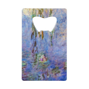 Claude Monet - Water Lilies Credit Card Bottle Opener