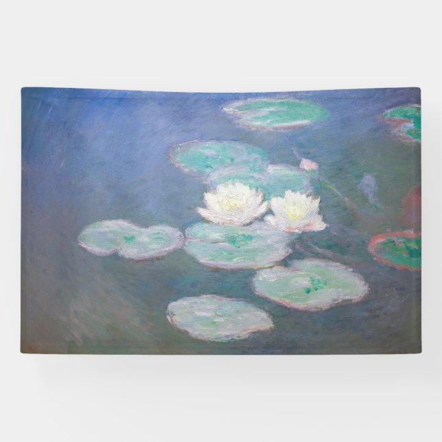 Claude Monet - Water Lilies, Evening Effect Banner (Horizontal)