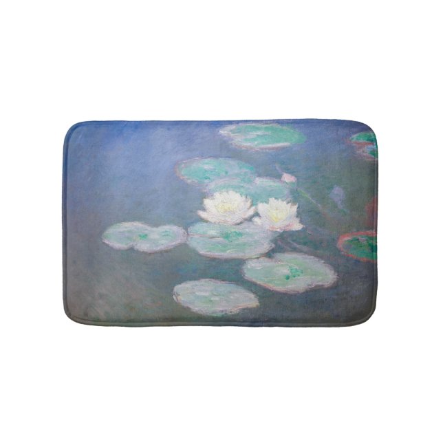 Claude Monet - Water Lilies, Evening Effect Bath Mat (Front)
