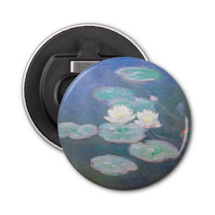 Claude Monet - Water Lilies, Evening Effect Bottle Opener