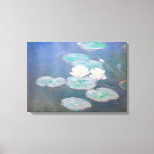 Claude Monet - Water Lilies, Evening Effect Canvas Print