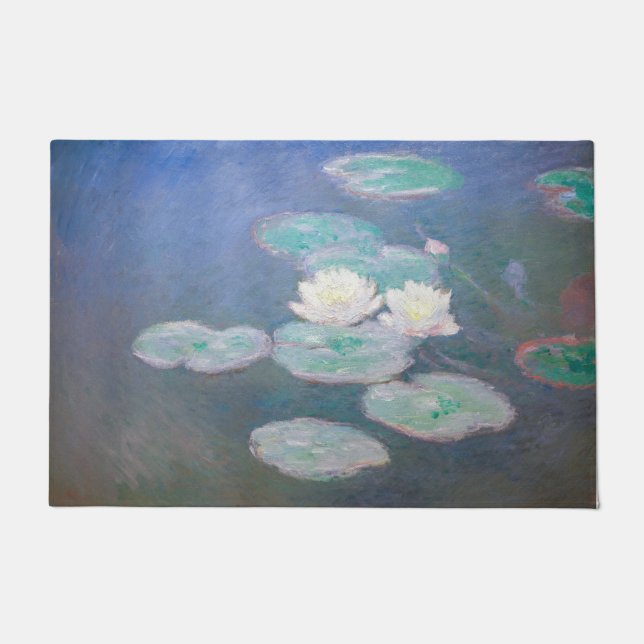 Claude Monet - Water Lilies, Evening Effect Doormat (Front)
