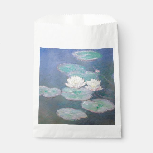 Claude Monet - Water Lilies, Evening Effect Favour Bag (Front)
