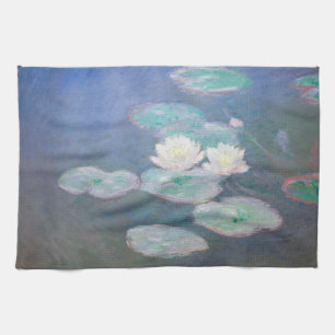 Claude Monet - Water Lilies, Evening Effect Kitchen Towel