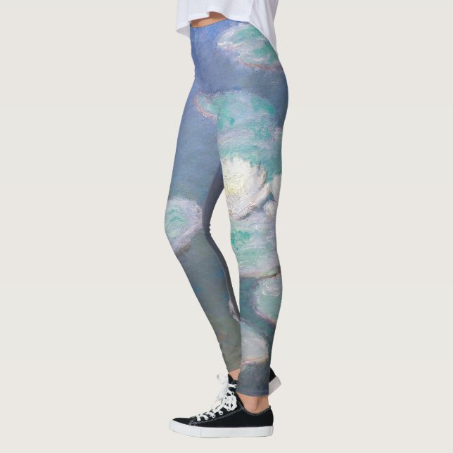 Claude Monet - Water Lilies, Evening Effect Leggings (Left)