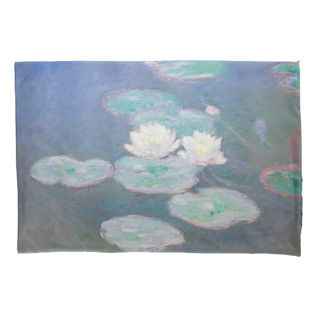 Claude Monet - Water Lilies, Evening Effect Pillowcase (Front)