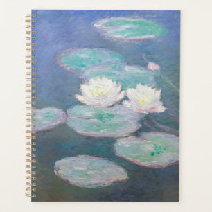 Claude Monet - Water Lilies, Evening Effect Planner