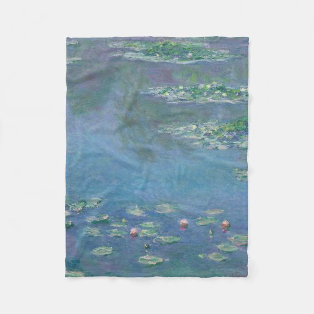 Claude Monet - Water Lilies Fleece Blanket (Front)