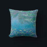 Claude Monet. Water Lilies. French impressionism Throw Pillow<br><div class="desc">Claude Monet "Water Lilies" throw pillow.</div>