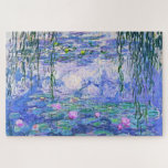 Claude Monet Water Lilies French Impressionist Art Jigsaw Puzzle<br><div class="desc">Claude Monet Water Lilies French Impressionist Art
Water Lilies (or Nympheas ) is a series of approximately 250 oil paintings by French Impressionist Claude Monet. The paintings depict Monet's flower garden at Giverny.</div>