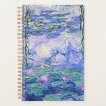 Claude Monet Water Lilies French Impressionist Art Planner<br><div class="desc">Claude Monet Water Lilies French Impressionist Art
Water Lilies (or Nympheas ) is a series of approximately 250 oil paintings by French Impressionist Claude Monet. The paintings depict Monet's flower garden at Giverny.</div>