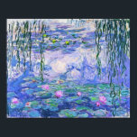 Claude Monet Water Lilies French Impressionist Art Poster<br><div class="desc">Claude Monet Water Lilies French Impressionist Art
Water Lilies (or Nympheas ) is a series of approximately 250 oil paintings by French Impressionist Claude Monet. The paintings depict Monet's flower garden at Giverny.</div>