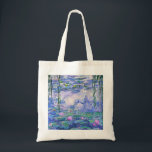 Claude Monet Water Lilies French Impressionist Art Tote Bag<br><div class="desc">Claude Monet Water Lilies French Impressionist Art
Water Lilies (or Nympheas ) is a series of approximately 250 oil paintings by French Impressionist Claude Monet. The paintings depict Monet's flower garden at Giverny.</div>