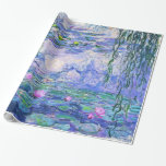 Claude Monet Water Lilies French Impressionist Art Wrapping Paper<br><div class="desc">Claude Monet Water Lilies French Impressionist Art
Water Lilies (or Nympheas ) is a series of approximately 250 oil paintings by French Impressionist Claude Monet. The paintings depict Monet's flower garden at Giverny.</div>