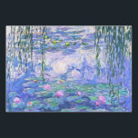 Claude Monet Water Lilies French Impressionist Art Wrapping Paper Sheet<br><div class="desc">Claude Monet Water Lilies French Impressionist Art
Water Lilies (or Nympheas ) is a series of approximately 250 oil paintings by French Impressionist Claude Monet. The paintings depict Monet's flower garden at Giverny.</div>