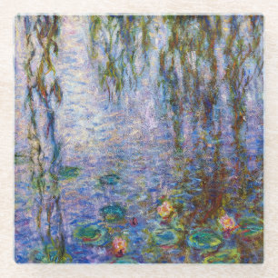 Claude Monet - Water Lilies Glass Coaster