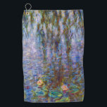 Claude Monet - Water Lilies Golf Towel<br><div class="desc">Water Lilies / Nympheas by Claude Monet in 1916-1919</div>