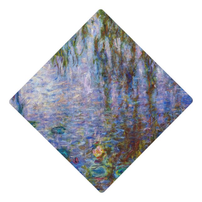 Claude Monet - Water Lilies Graduation Cap Topper (Front)